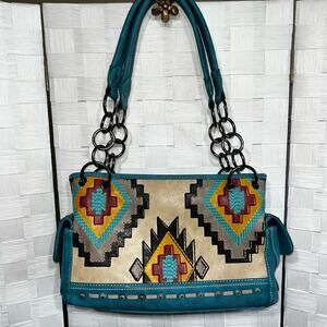 Montana West Multicolor Aztec Shoulder Bag